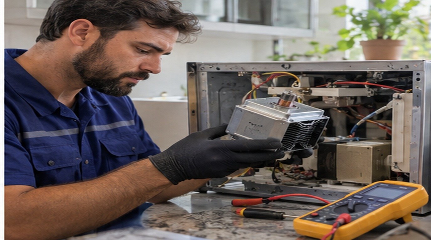 Conserto de micro-ondas em Vila Velha‑ES: troca do magnetron