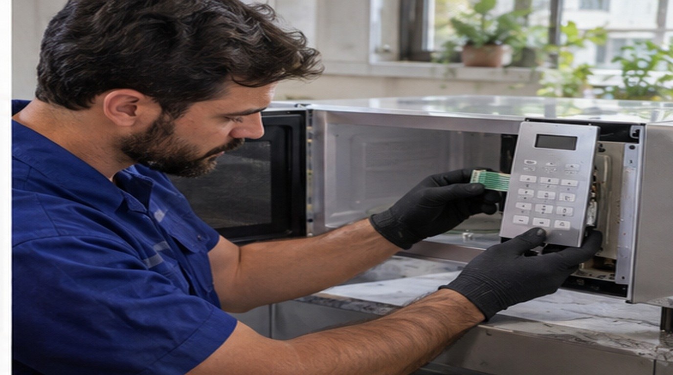 Conserto de micro-ondas em Vila Velha‑ES: troca da membrana e do painel